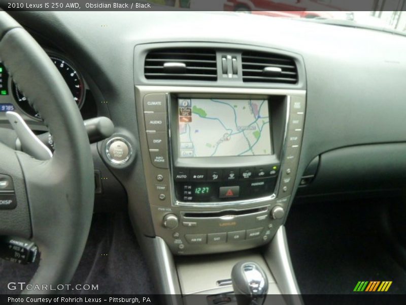 Obsidian Black / Black 2010 Lexus IS 250 AWD