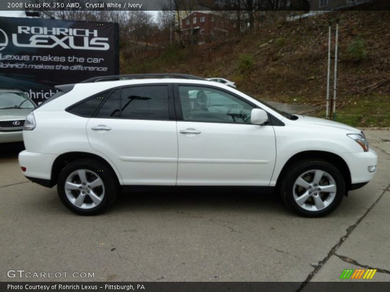 Crystal White / Ivory 2008 Lexus RX 350 AWD