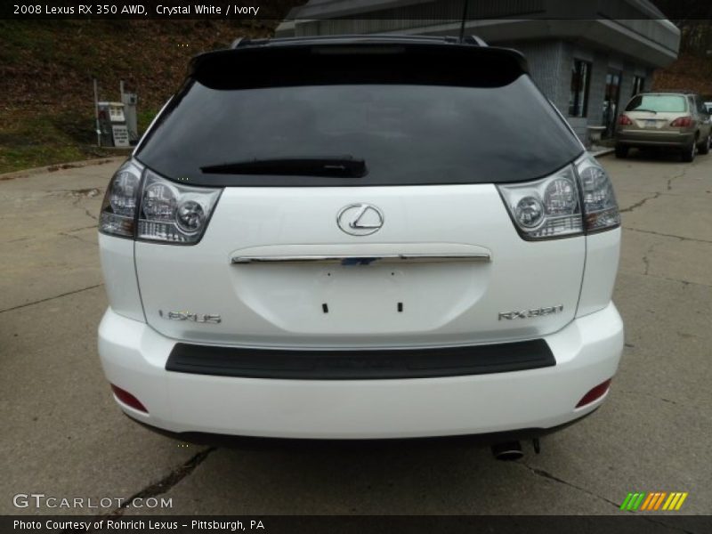 Crystal White / Ivory 2008 Lexus RX 350 AWD