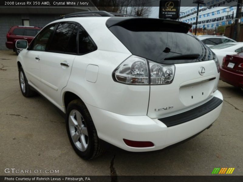 Crystal White / Ivory 2008 Lexus RX 350 AWD