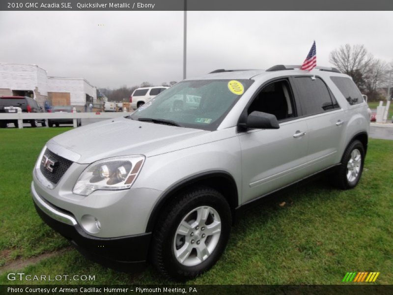 Quicksilver Metallic / Ebony 2010 GMC Acadia SLE