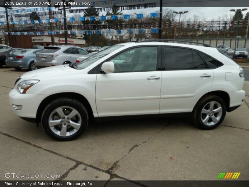 Crystal White / Ivory 2008 Lexus RX 350 AWD