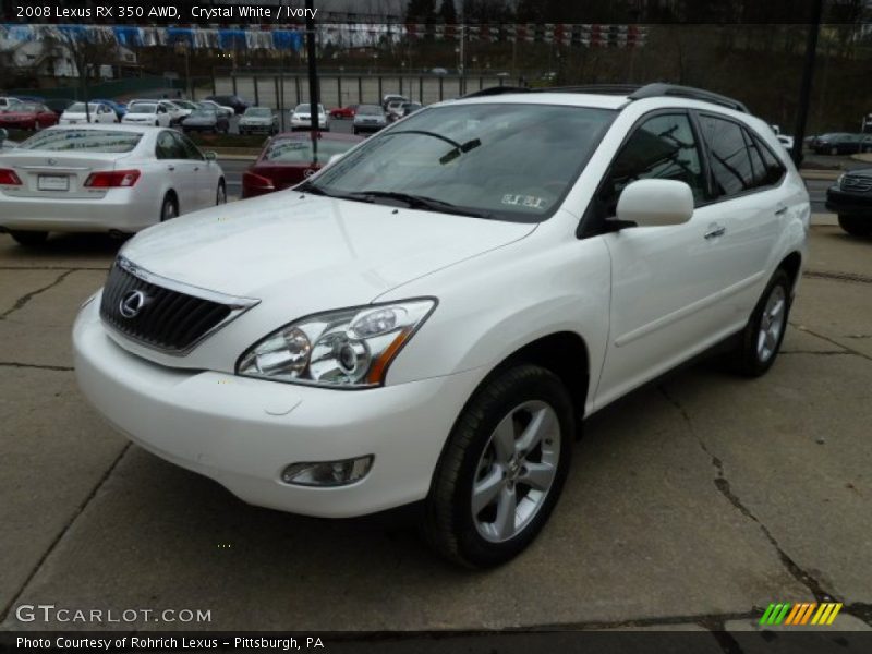 Crystal White / Ivory 2008 Lexus RX 350 AWD
