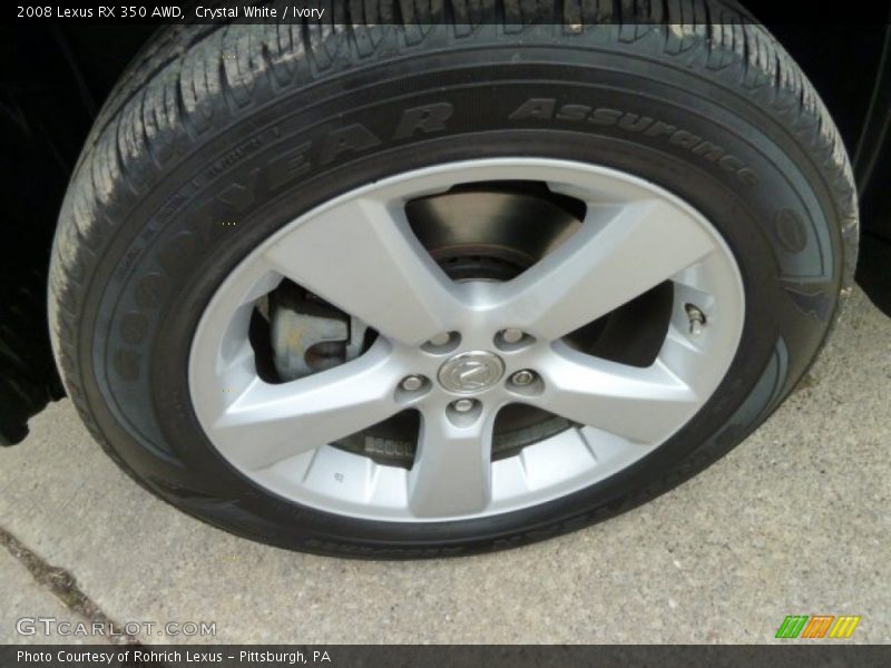 Crystal White / Ivory 2008 Lexus RX 350 AWD