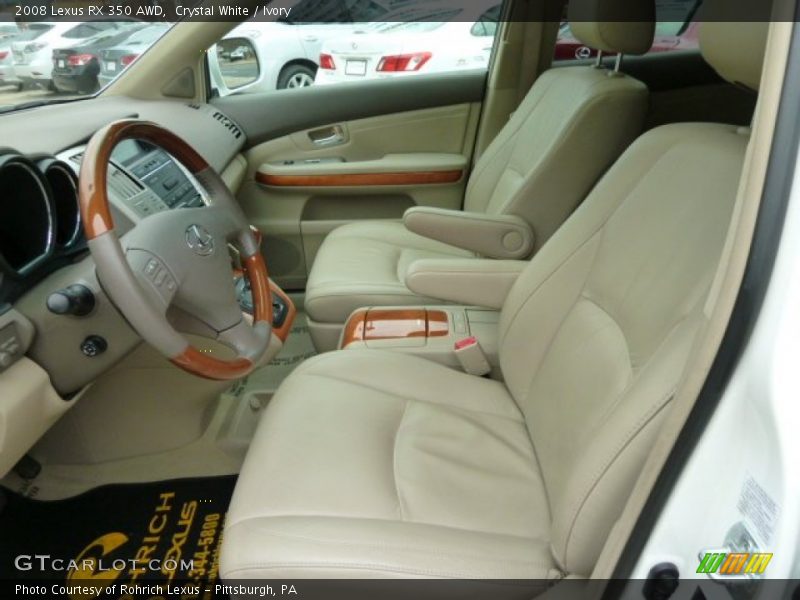 Crystal White / Ivory 2008 Lexus RX 350 AWD
