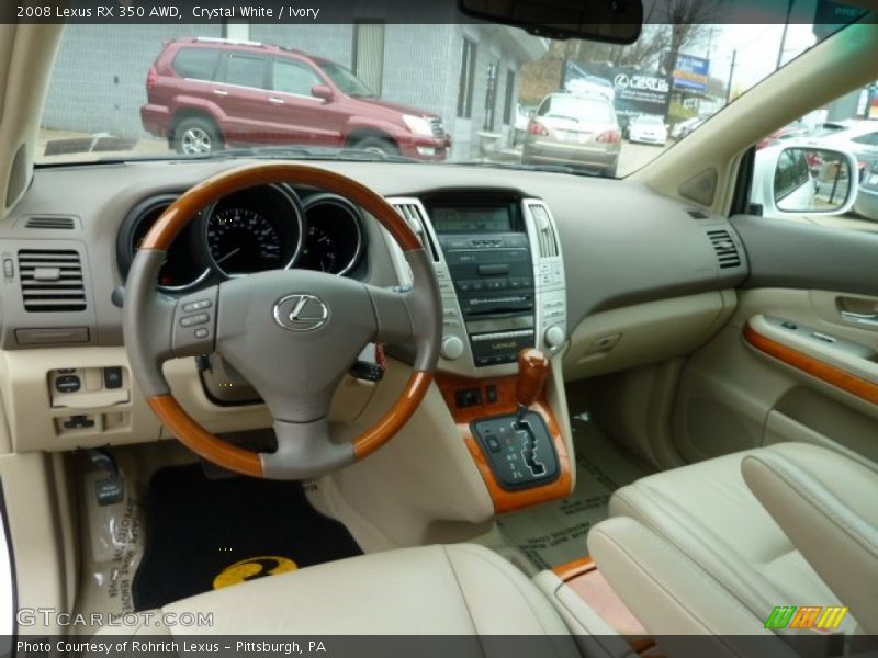 Crystal White / Ivory 2008 Lexus RX 350 AWD