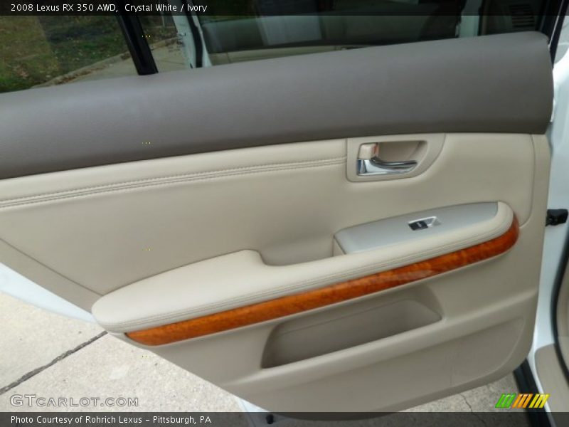 Crystal White / Ivory 2008 Lexus RX 350 AWD