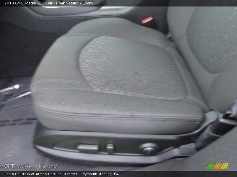 Quicksilver Metallic / Ebony 2010 GMC Acadia SLE