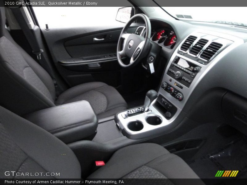 Quicksilver Metallic / Ebony 2010 GMC Acadia SLE