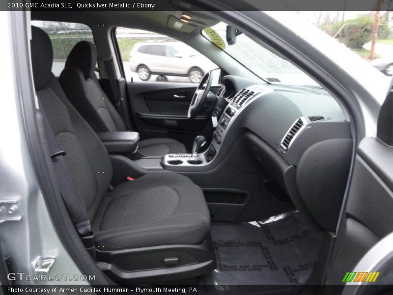 Quicksilver Metallic / Ebony 2010 GMC Acadia SLE