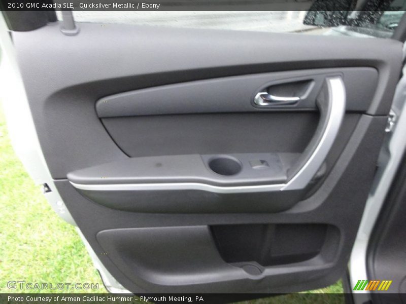 Quicksilver Metallic / Ebony 2010 GMC Acadia SLE