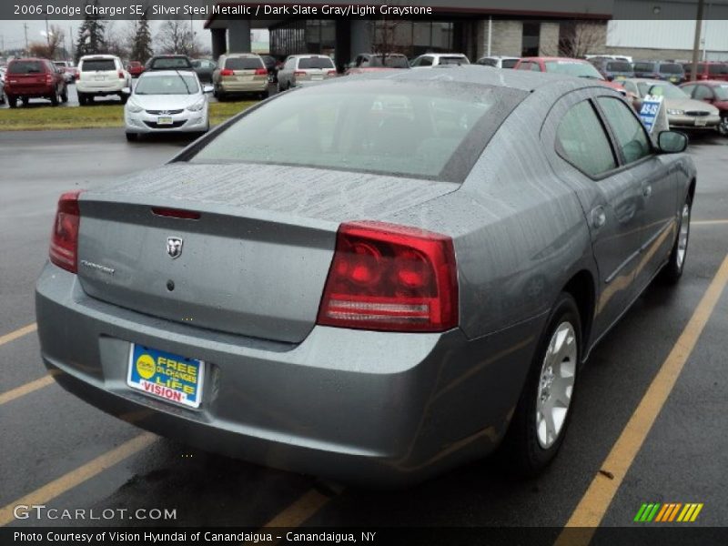 Silver Steel Metallic / Dark Slate Gray/Light Graystone 2006 Dodge Charger SE