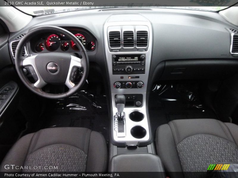 Quicksilver Metallic / Ebony 2010 GMC Acadia SLE