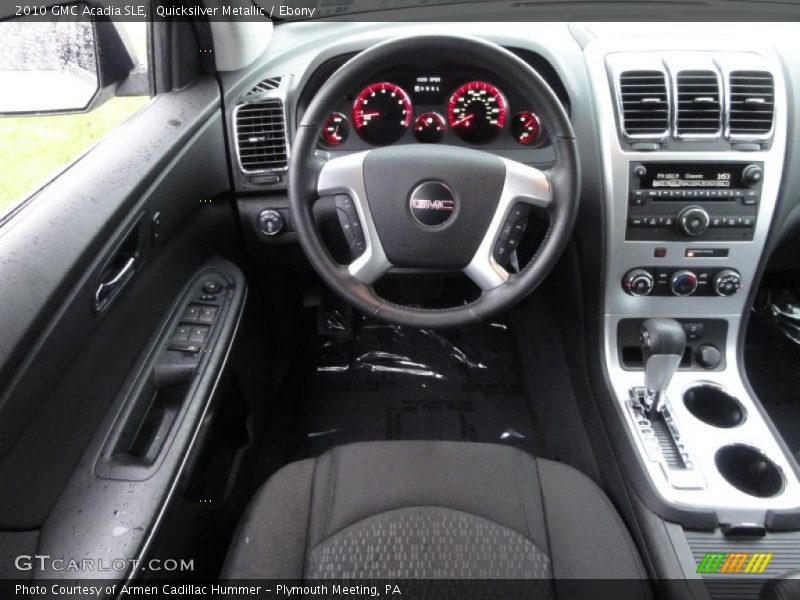 Quicksilver Metallic / Ebony 2010 GMC Acadia SLE