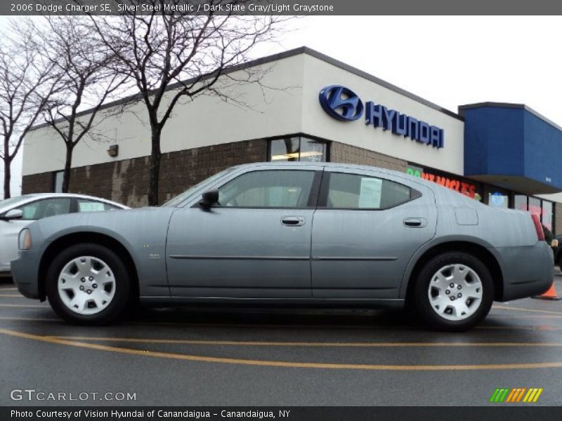 Silver Steel Metallic / Dark Slate Gray/Light Graystone 2006 Dodge Charger SE