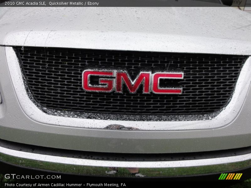 Quicksilver Metallic / Ebony 2010 GMC Acadia SLE