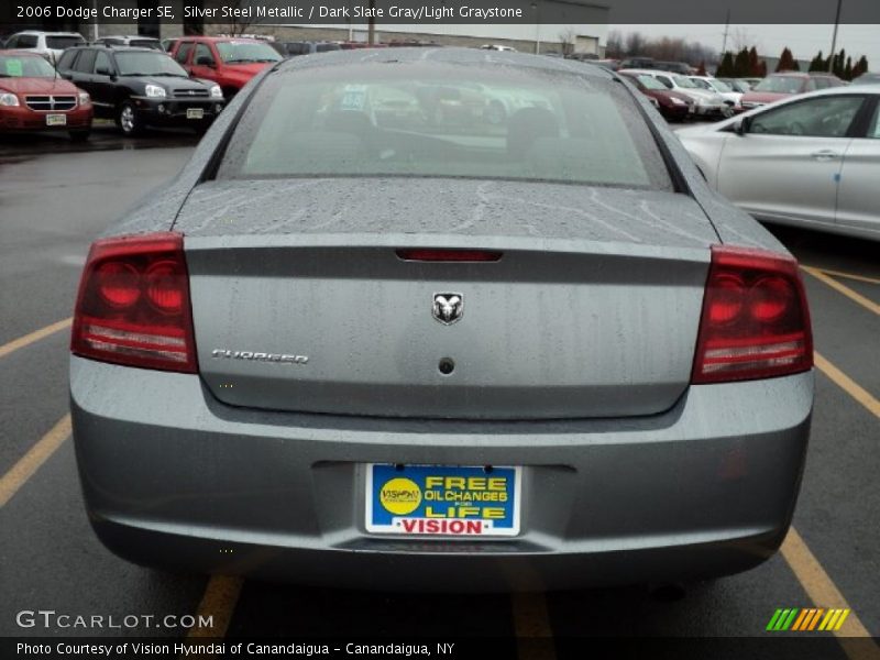 Silver Steel Metallic / Dark Slate Gray/Light Graystone 2006 Dodge Charger SE
