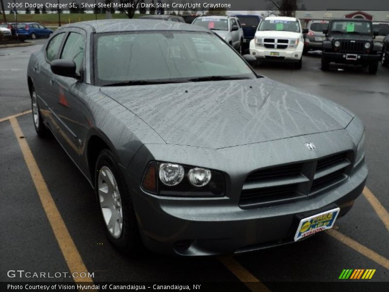 Silver Steel Metallic / Dark Slate Gray/Light Graystone 2006 Dodge Charger SE