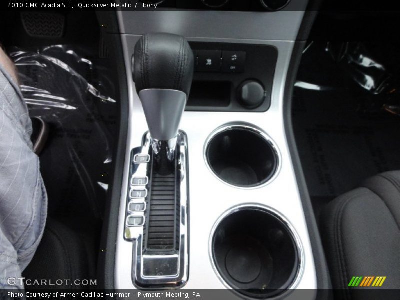 Quicksilver Metallic / Ebony 2010 GMC Acadia SLE
