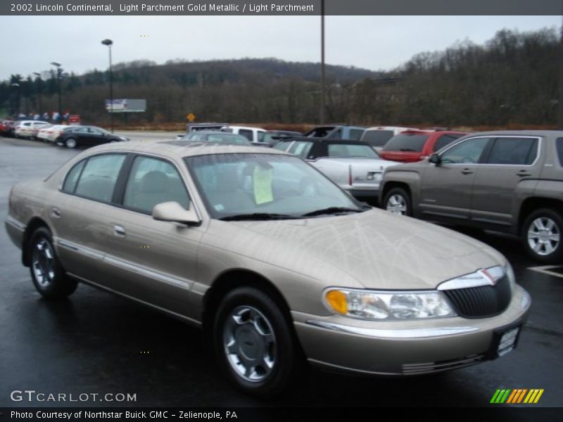 Light Parchment Gold Metallic / Light Parchment 2002 Lincoln Continental