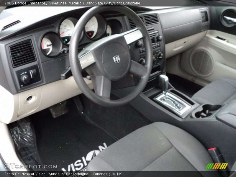 Silver Steel Metallic / Dark Slate Gray/Light Graystone 2006 Dodge Charger SE
