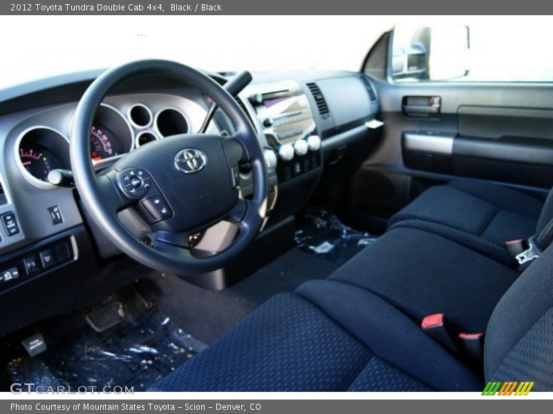 Black / Black 2012 Toyota Tundra Double Cab 4x4