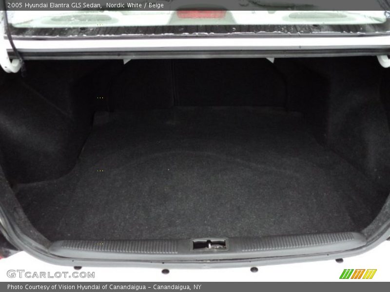 Nordic White / Beige 2005 Hyundai Elantra GLS Sedan