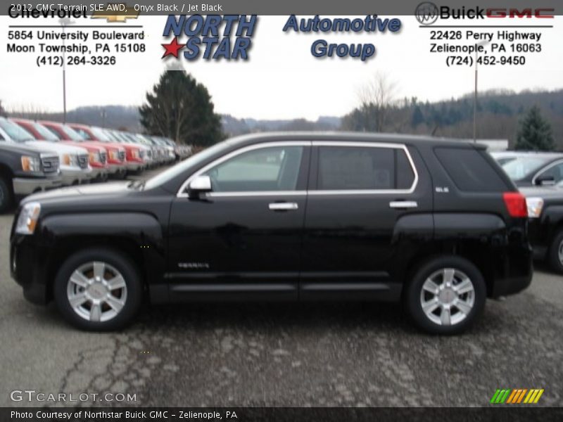Onyx Black / Jet Black 2012 GMC Terrain SLE AWD