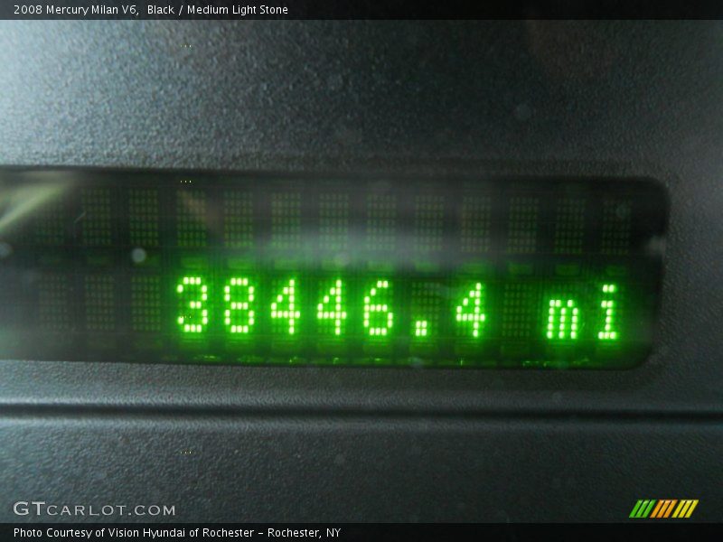 Black / Medium Light Stone 2008 Mercury Milan V6