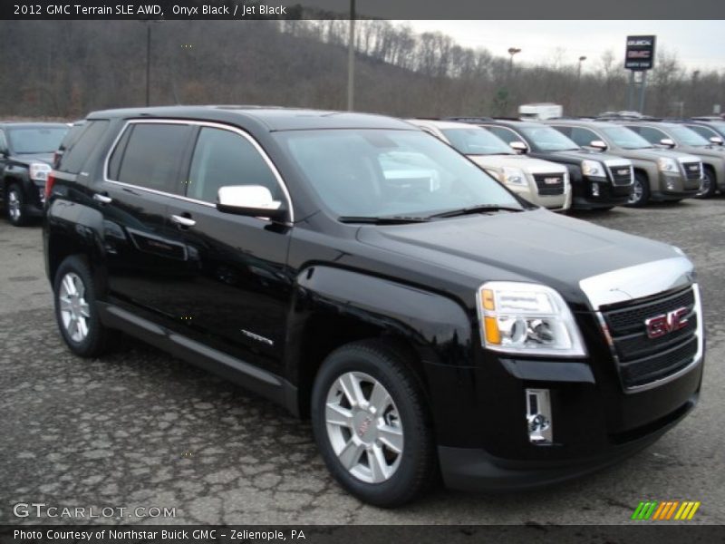 Onyx Black / Jet Black 2012 GMC Terrain SLE AWD