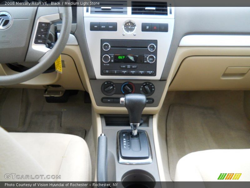 Black / Medium Light Stone 2008 Mercury Milan V6