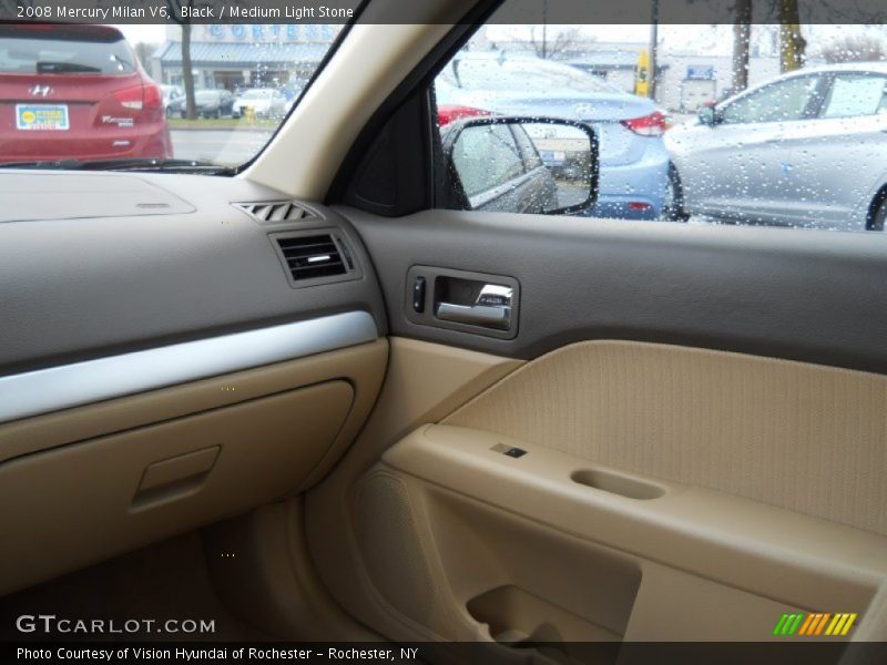 Black / Medium Light Stone 2008 Mercury Milan V6