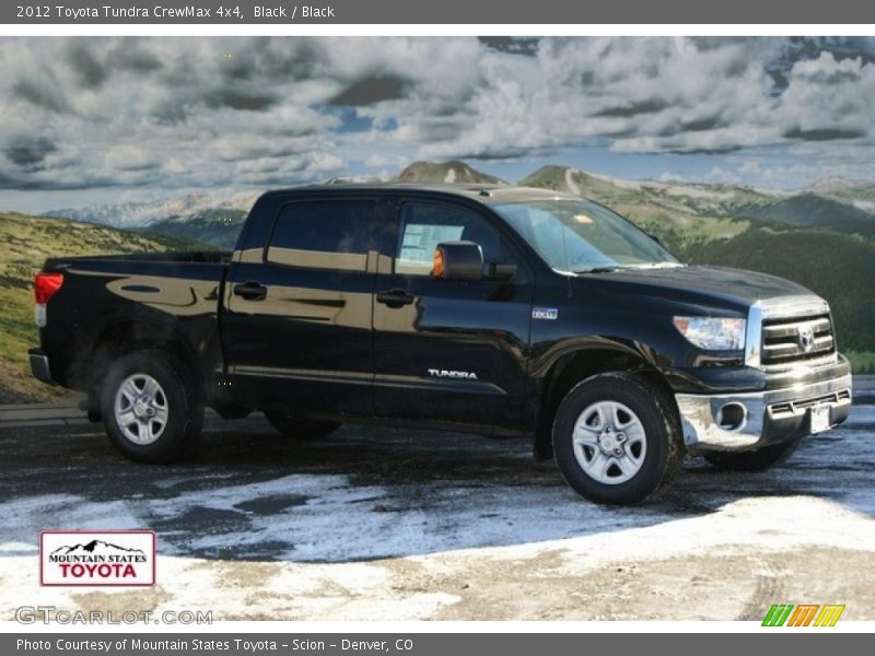 Black / Black 2012 Toyota Tundra CrewMax 4x4