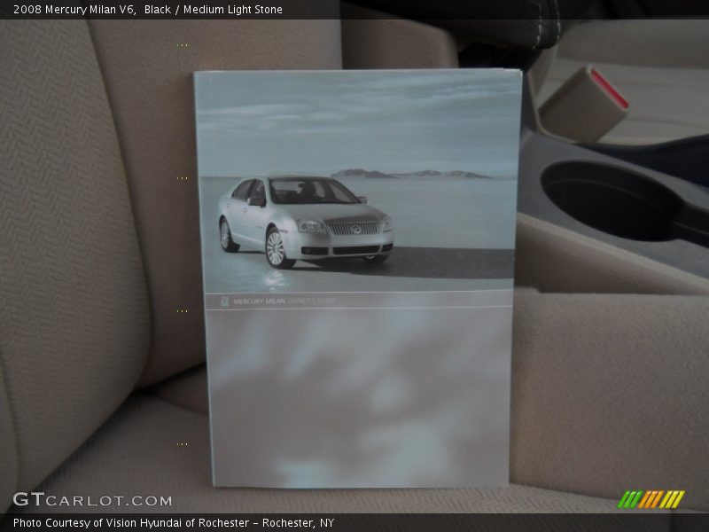 Black / Medium Light Stone 2008 Mercury Milan V6