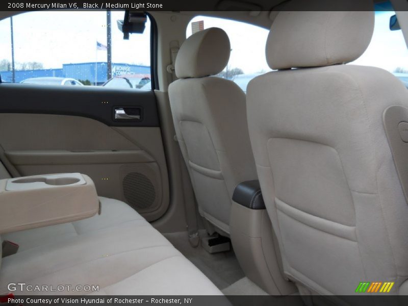 Black / Medium Light Stone 2008 Mercury Milan V6