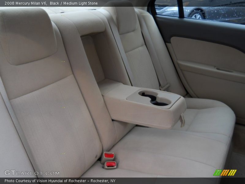 Black / Medium Light Stone 2008 Mercury Milan V6