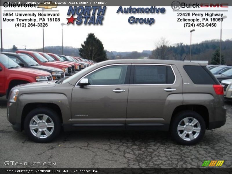 Mocha Steel Metallic / Jet Black 2012 GMC Terrain SLE AWD