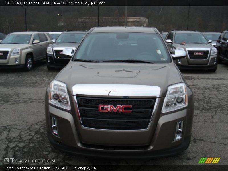 Mocha Steel Metallic / Jet Black 2012 GMC Terrain SLE AWD