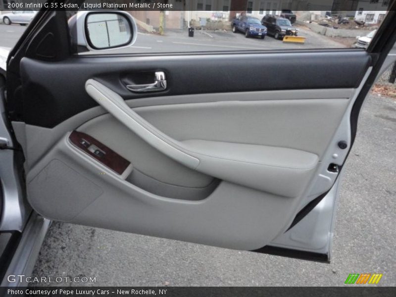 Liquid Platinum Metallic / Stone 2006 Infiniti G 35 Sedan