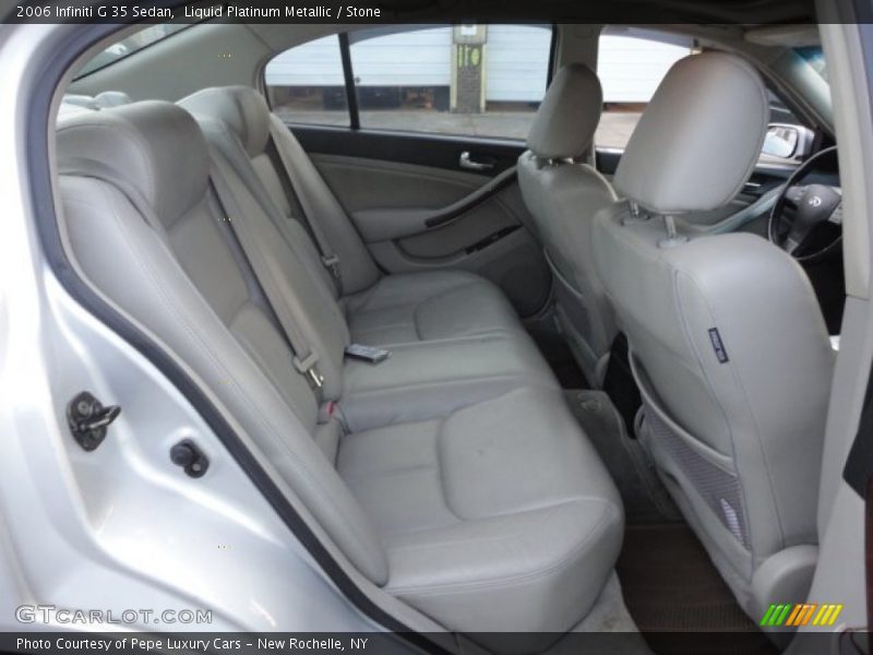 Liquid Platinum Metallic / Stone 2006 Infiniti G 35 Sedan