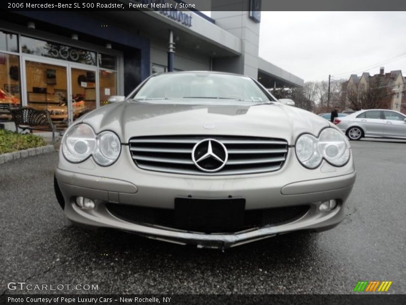 Pewter Metallic / Stone 2006 Mercedes-Benz SL 500 Roadster