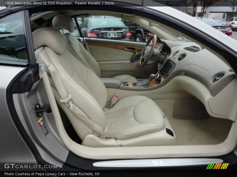 Pewter Metallic / Stone 2006 Mercedes-Benz SL 500 Roadster