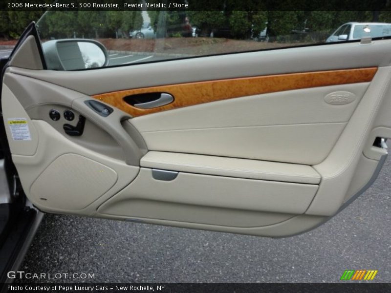 Pewter Metallic / Stone 2006 Mercedes-Benz SL 500 Roadster