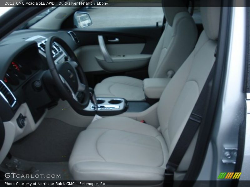 Quicksilver Metallic / Ebony 2012 GMC Acadia SLE AWD