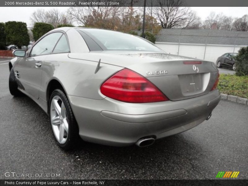 Pewter Metallic / Stone 2006 Mercedes-Benz SL 500 Roadster