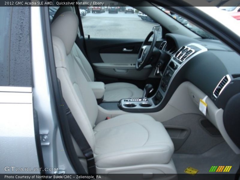 Quicksilver Metallic / Ebony 2012 GMC Acadia SLE AWD