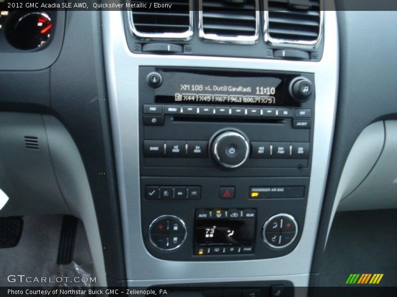 Quicksilver Metallic / Ebony 2012 GMC Acadia SLE AWD
