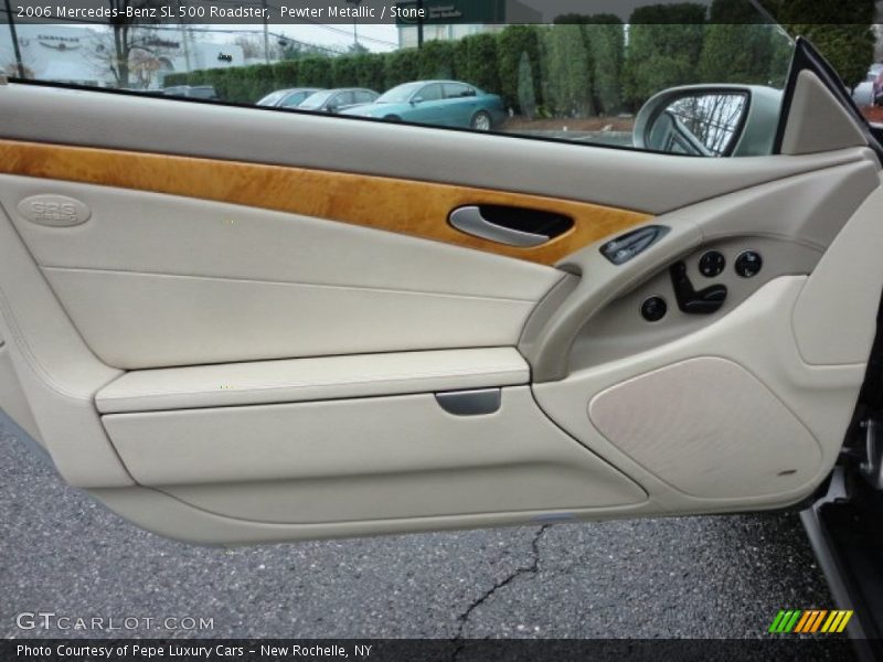 Pewter Metallic / Stone 2006 Mercedes-Benz SL 500 Roadster