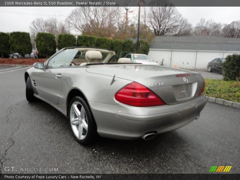 Pewter Metallic / Stone 2006 Mercedes-Benz SL 500 Roadster