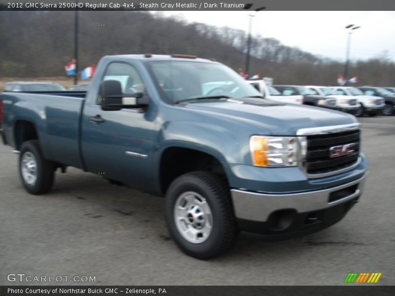 Stealth Gray Metallic / Dark Titanium 2012 GMC Sierra 2500HD Regular Cab 4x4